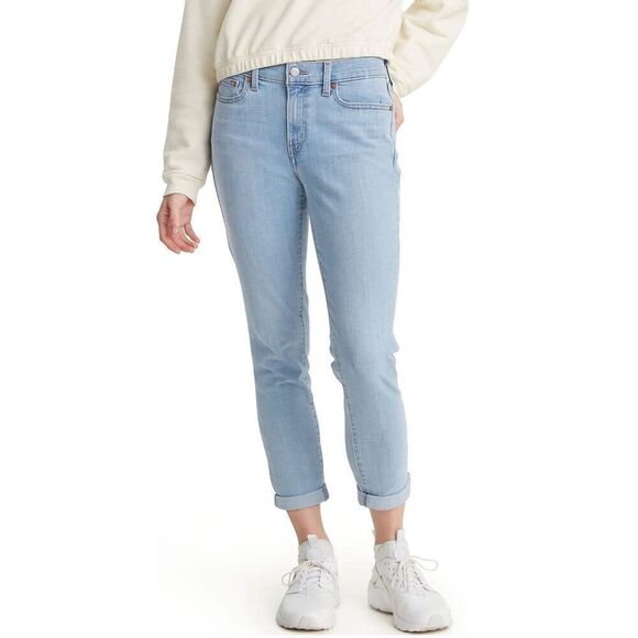 Levi's Original Women's Mid-Rise‎ Tapered Leg Boyfriend Jeans Slate Era Size 31